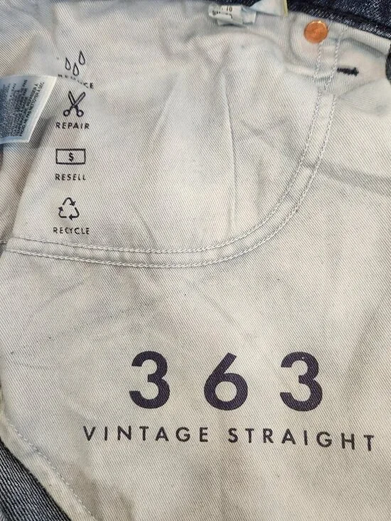 Lucky Brand 363 Cotton Linen Vintage Straight Denim Blue Jeans Men's Size 36x32 - Picture 7 of 15